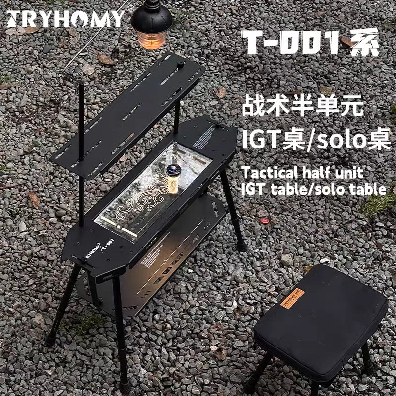 Tryhomy Outdoor 0.5 Unit Skateboard Aluminium Camping Table