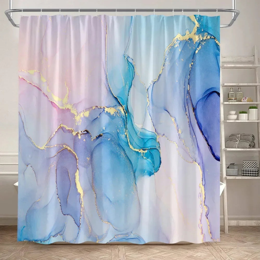 Abstract Art Bathroom Decor Door Rug Bath Mat Toilet Lid Cover