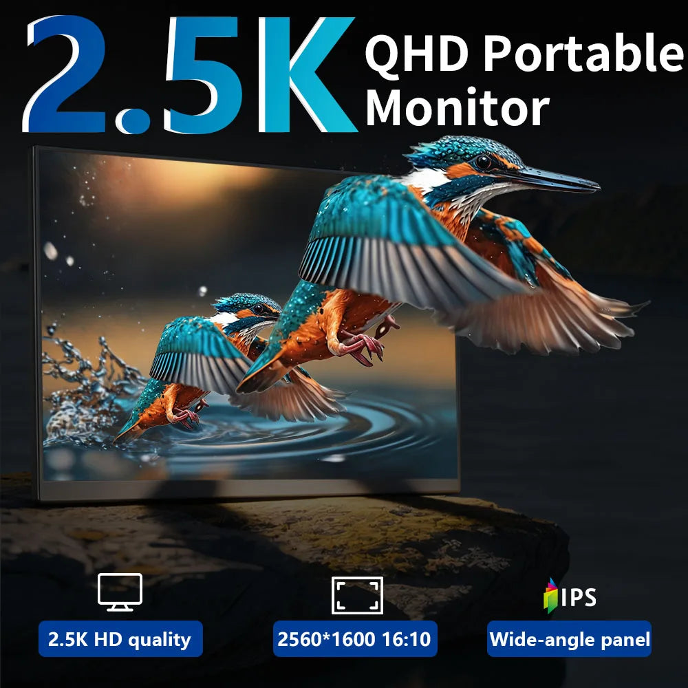MAFNKOU 13.3'' Portable Second Monitor Screen