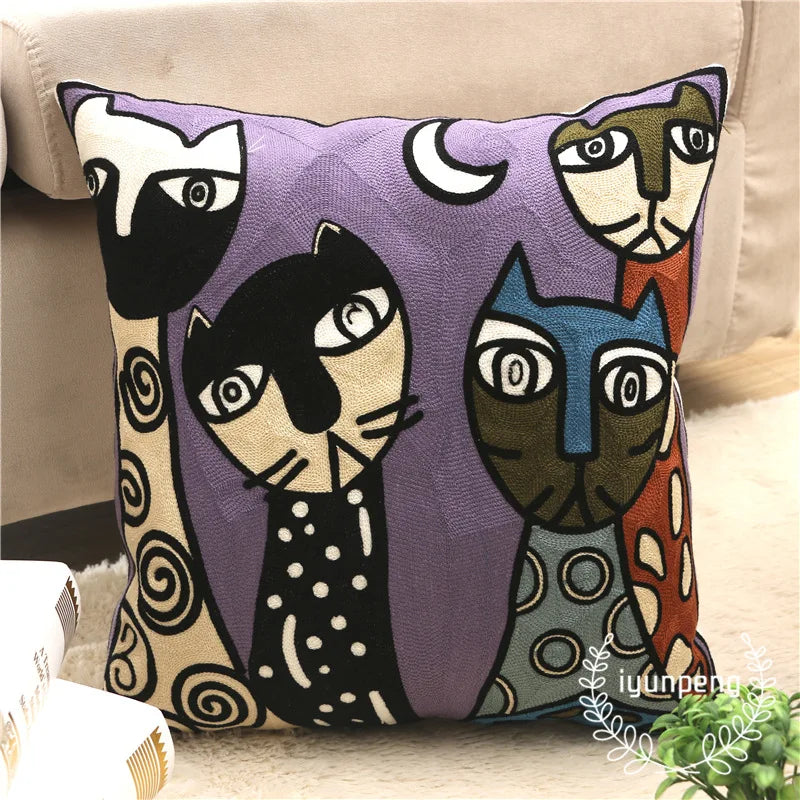 Abstract Creative Cushion Covers, Decorative Throw Pillowcases