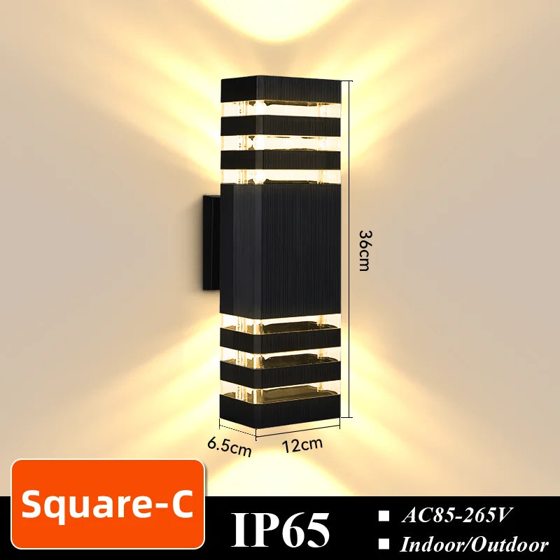CHUANGYANG Led Outdoor Porch Light/Indoor Wall Light