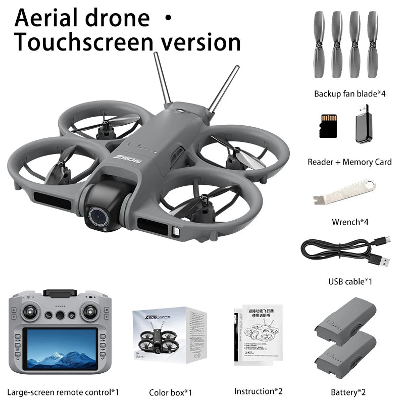 Original Z906 4K HD 8K Drone, 5G Brushless Anti-Drop Four-Axis Long-Range Obstacle Avoidance Foldable Quadcopter