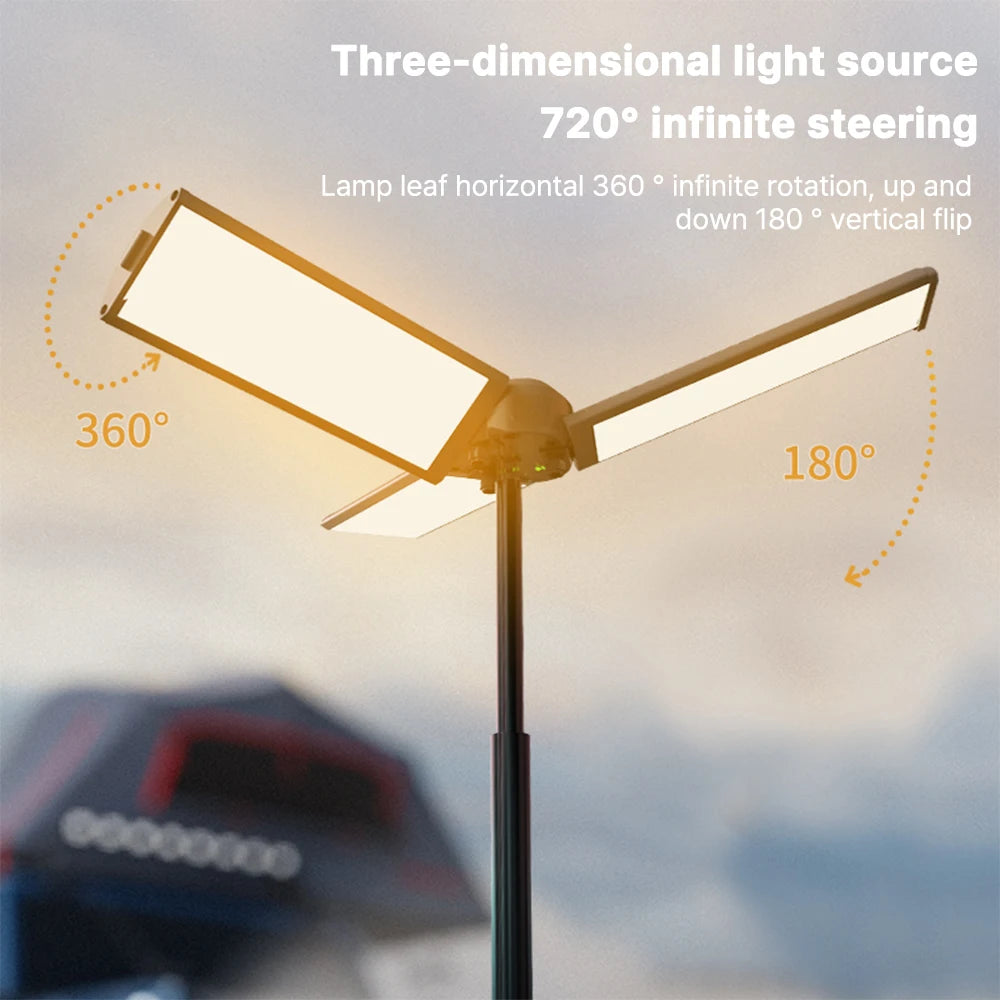 8000mAh Rechargeable Outdoor Telescoping Camping Lantern