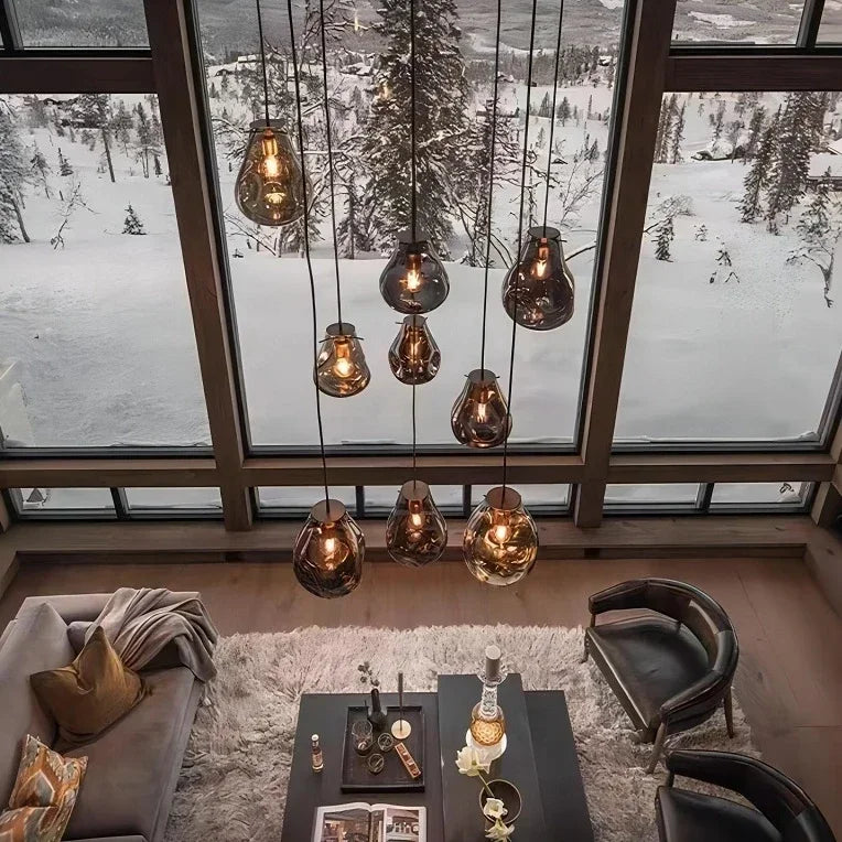 Modern Creative Colorful Glass Chandelier