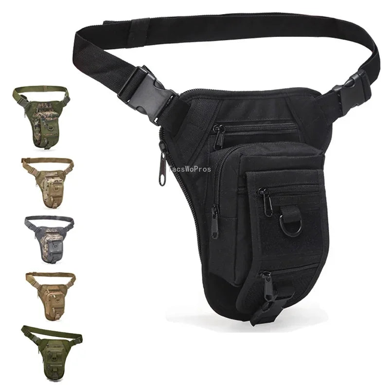 Tactical Drop Leg Bags Men Women, Waist Pack, Adjustable Strap