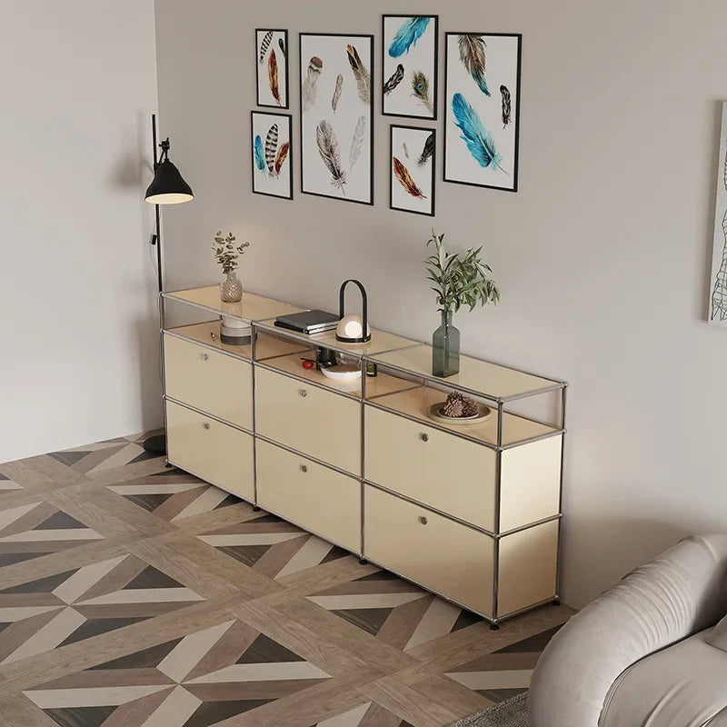 Customizable Modern Module Living Room Cabinet, Combination Sideboard Chest of Drawers
