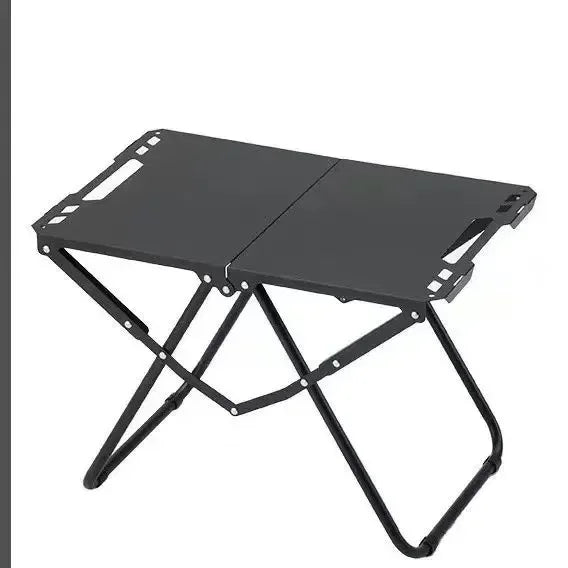 Portable Folding Stainless Steel Camping Table,