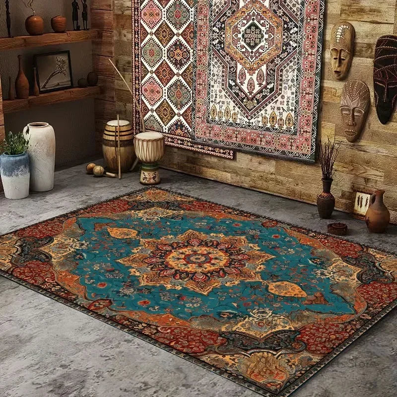 Persian American Retro Carpet, Ethnic Style
