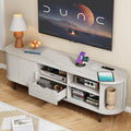 69 Inch TV Console for TVs up to 80", Entertainment Center w/ Storage