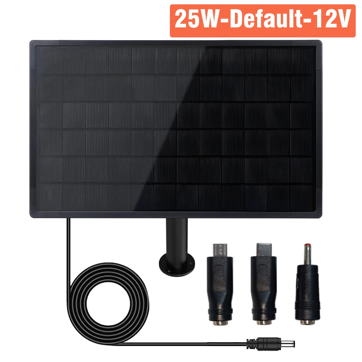 25W MPPT Solar Panel Module Battery Supported 5V/12V Output Solar Power Supply