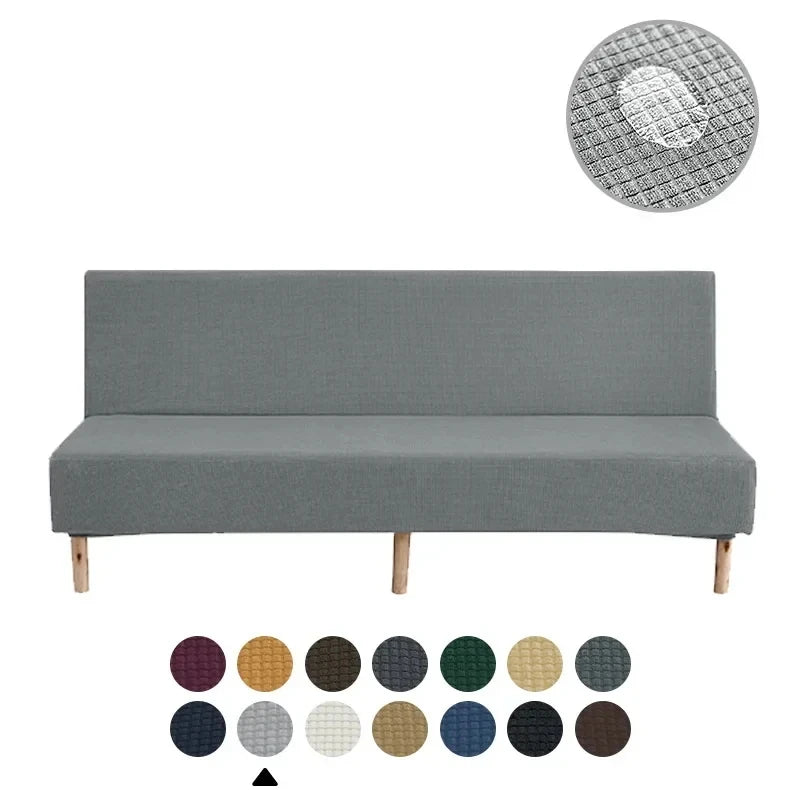 Water-repellent Armless Sofa Bed Sofa Bed with Breathable Cover