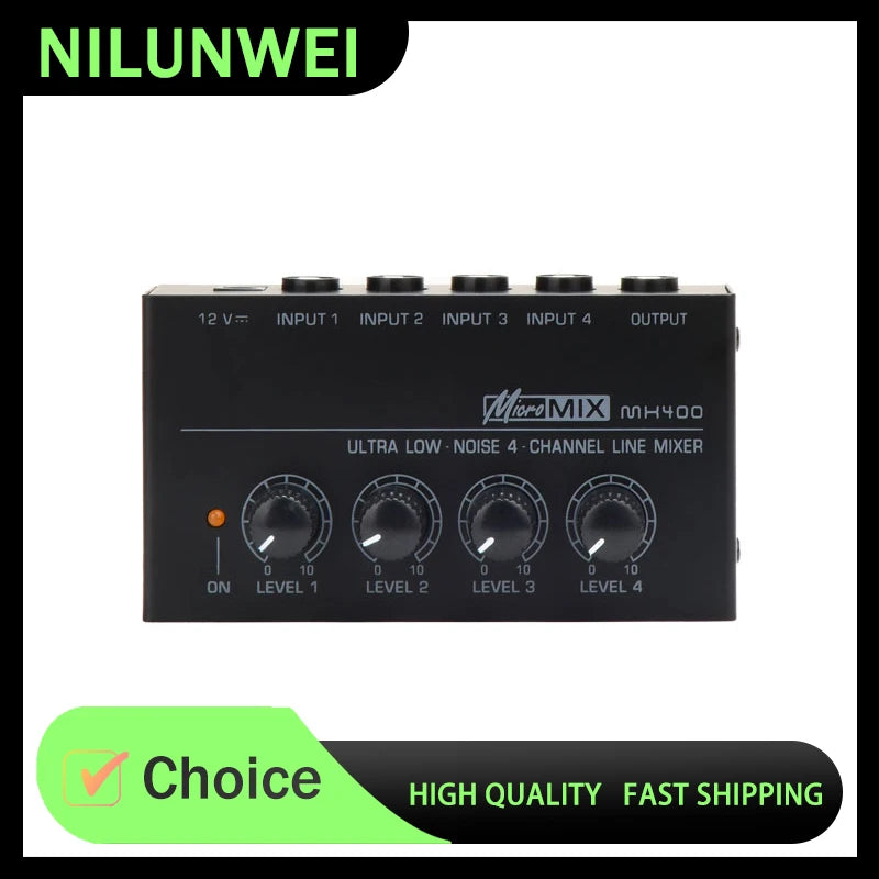 Mix400 - Four-channel mixer - Enhance output power & alter sound quality