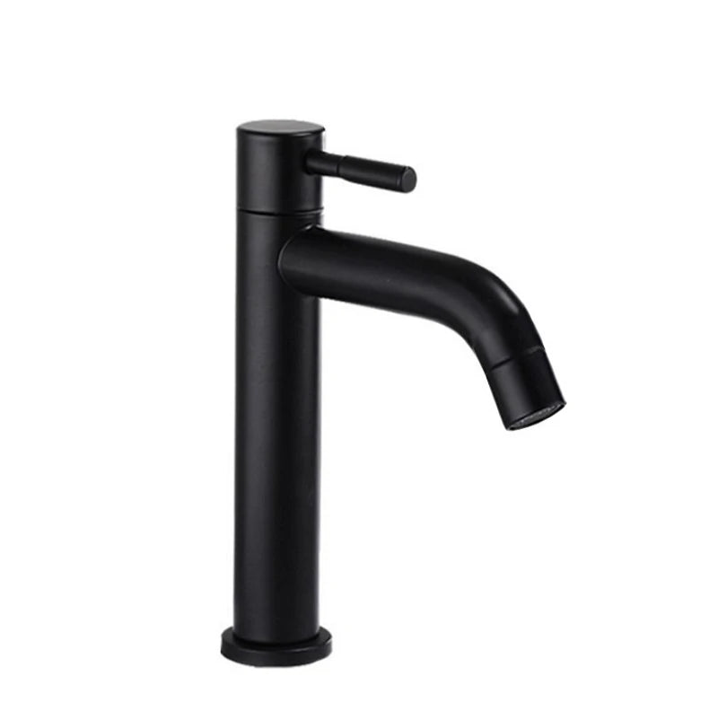 1/2Inch 304Stainless Steel Single Bathroom Basin Faucet
