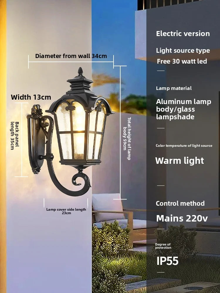 Outdoor Waterproof Solar Energy Exterior Wall Lamp