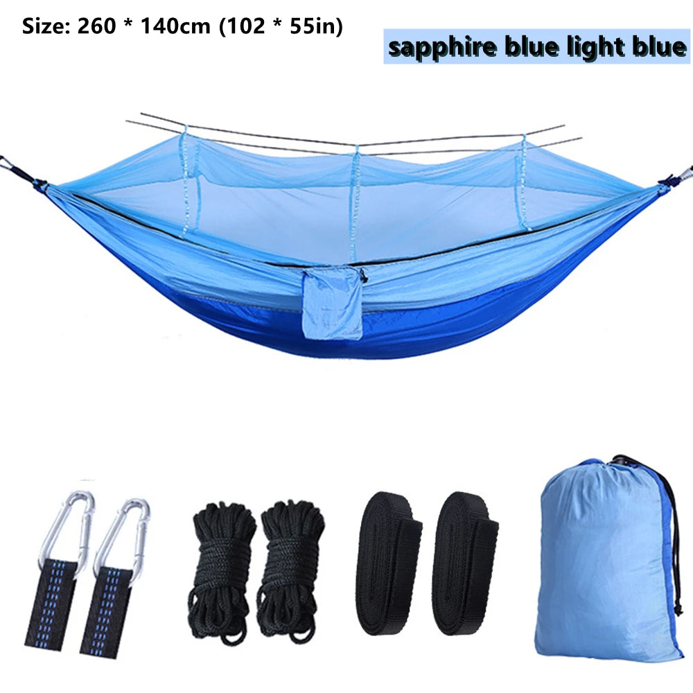 Portable Outdoor Double Mosquito Net Hammocks