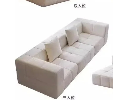 Living Room Compressed Vacuum Sofas, Modern Small Apartment Fabric Living Room Sofa