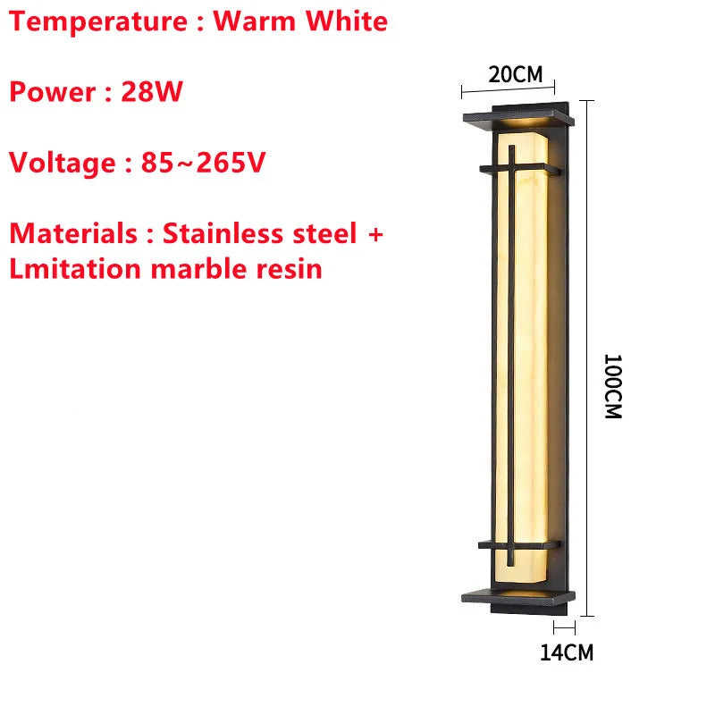 Modern Stainless Steel LED Wall Light