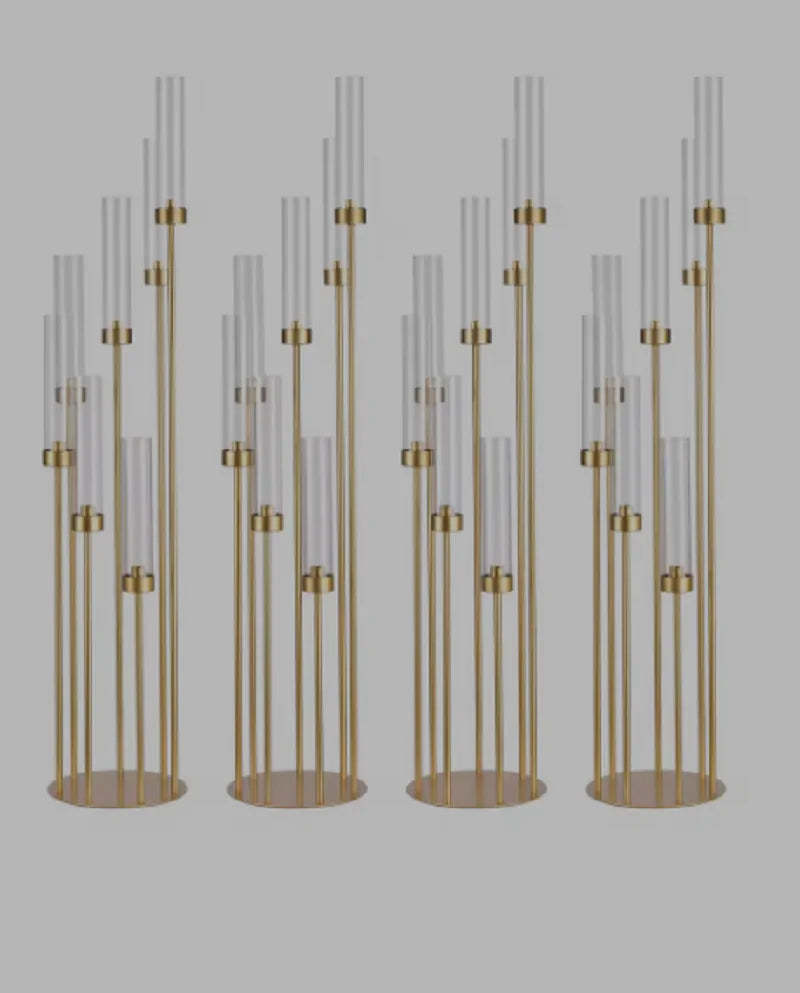 4 pcs Acrylic Candelabras 120 CM Height