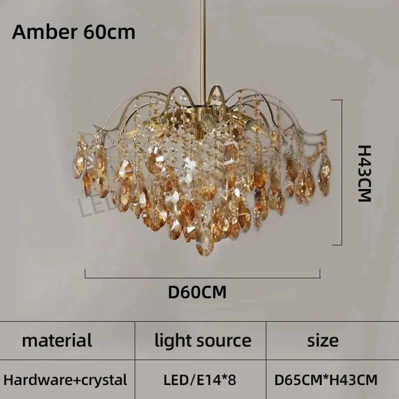 LED Crystal Pendant Chandelier