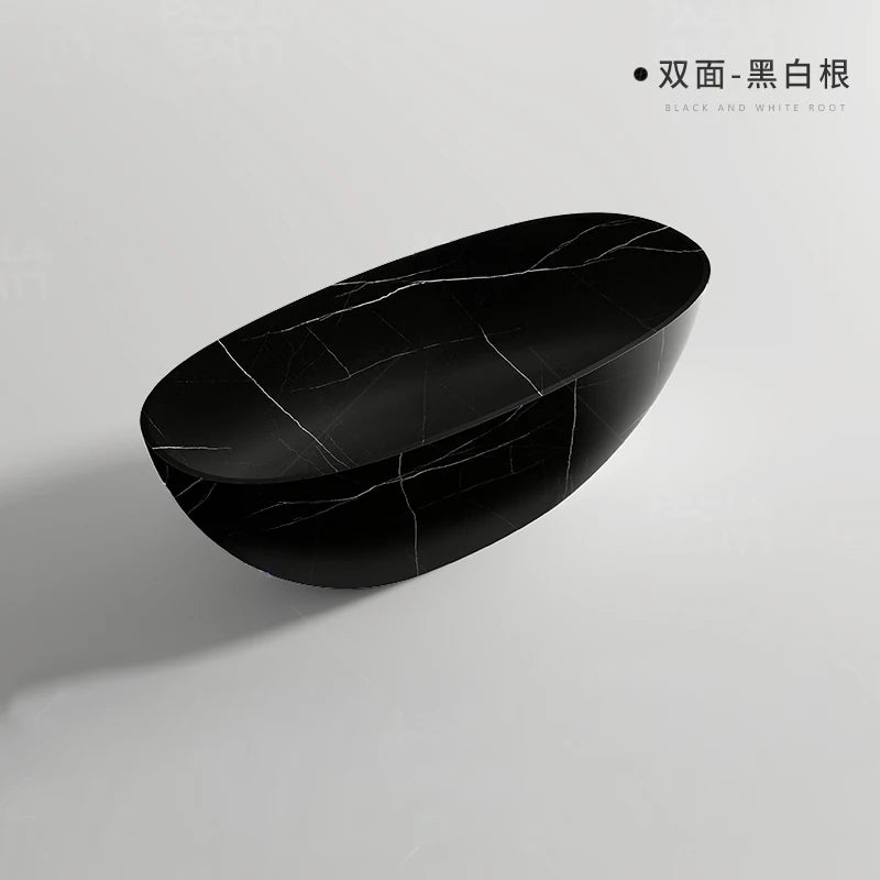 Any Size Custom Premium Marble Freestanding Bathtub One Piece Double Soaking Tub Luxury Home Hotel Villa Guesthouse Bathroom Tub
