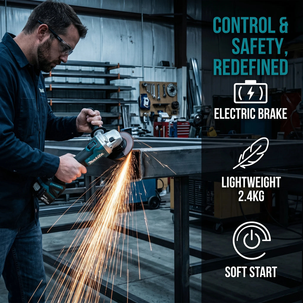 Makita DGA404 18v Electric Angle Grinder, Sander