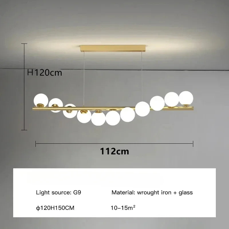 Nordic Ceiling Chandelier for Living Room Kitchen Office