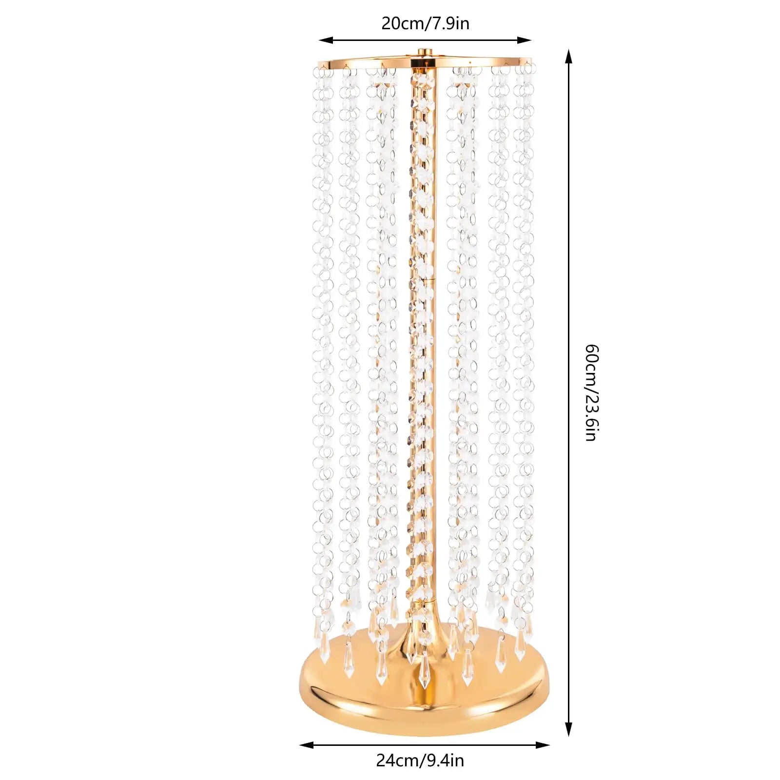 Tall Wedding Centerpieces Flower Vases, Metal Flowers Stand, Acrylic Crystal Stand, Column Vases Centerpieces for t