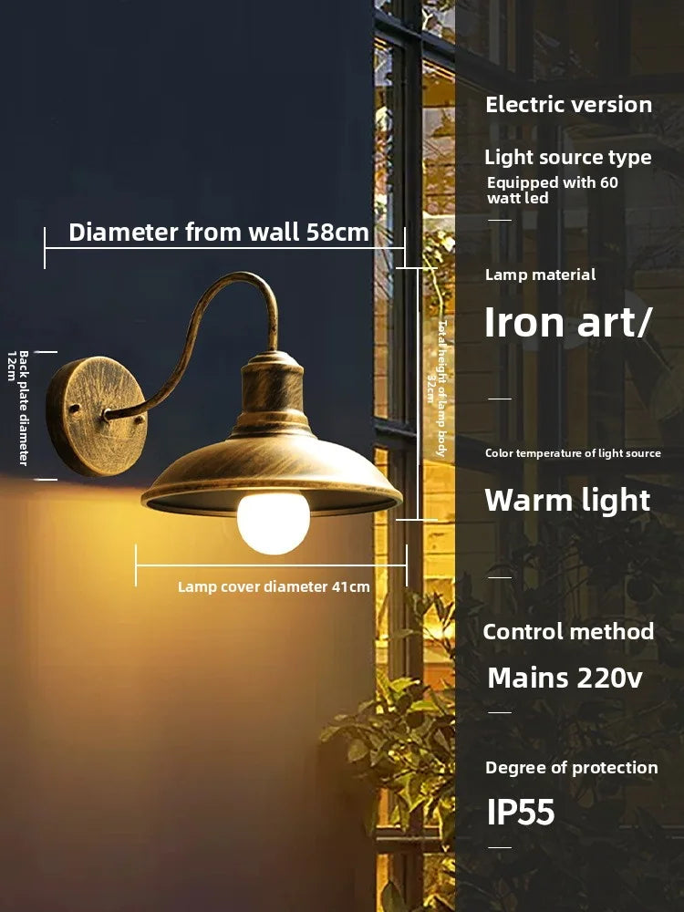 Outdoor Waterproof Solar Energy Exterior Wall Lamp