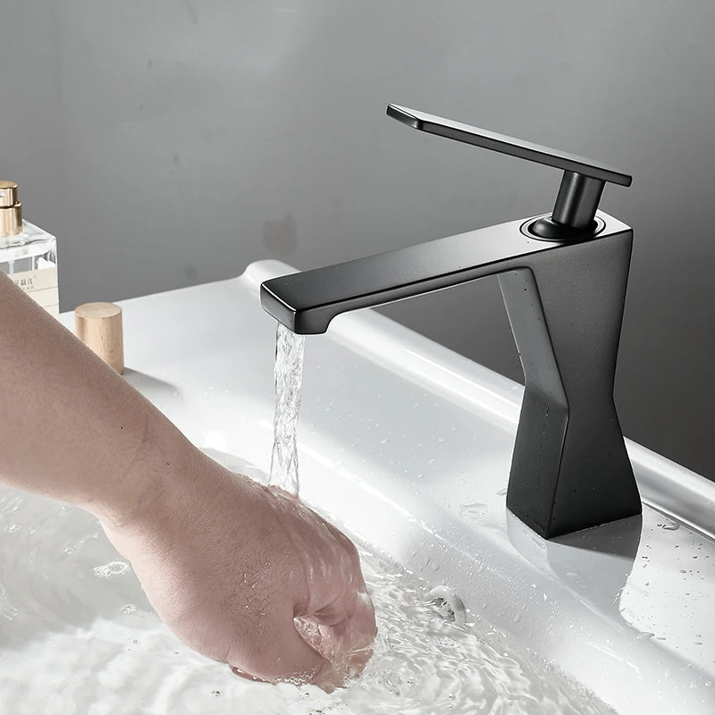 Modern Brass Bathroom Sink Faucet
