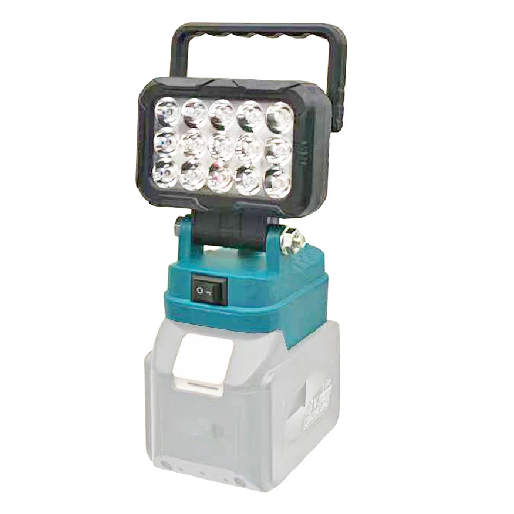 LED Work Lights For Makita For Milwaukee For Dewalt Lithium Battery For Ryobi Lamp Lantern Spotlight USB Power Bank