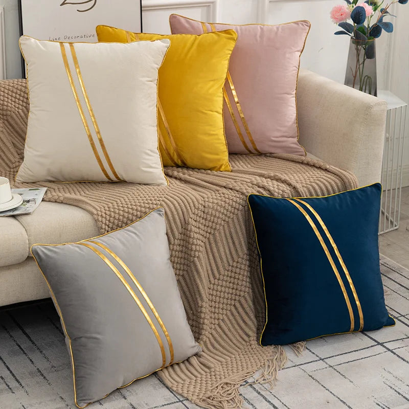 Velvet 18x18 Inch Throw Pillow Covers