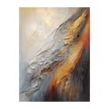 Gold Foil Design Canvas Art, Hand painted Textured Oil Painting