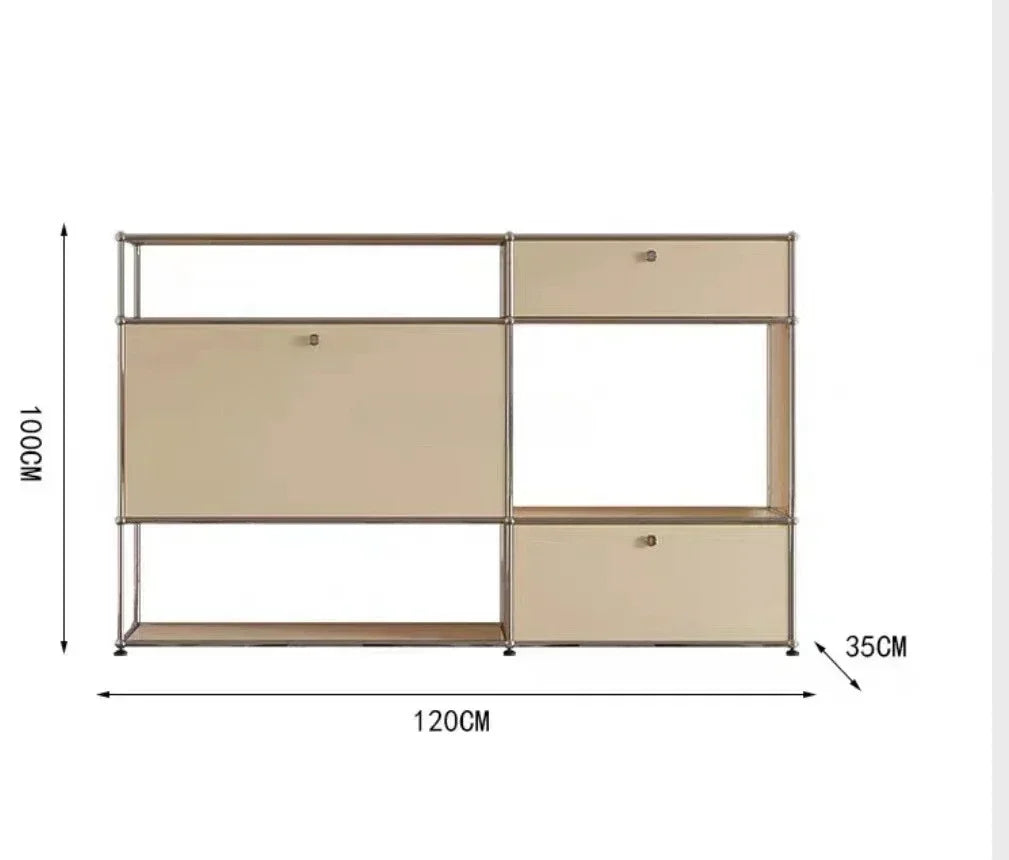 Customizable Modern Module Living Room Cabinet, Combination Sideboard Chest of Drawers