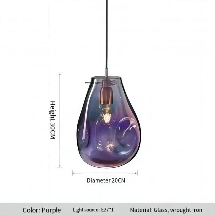 Modern Creative Colorful Glass Chandelier