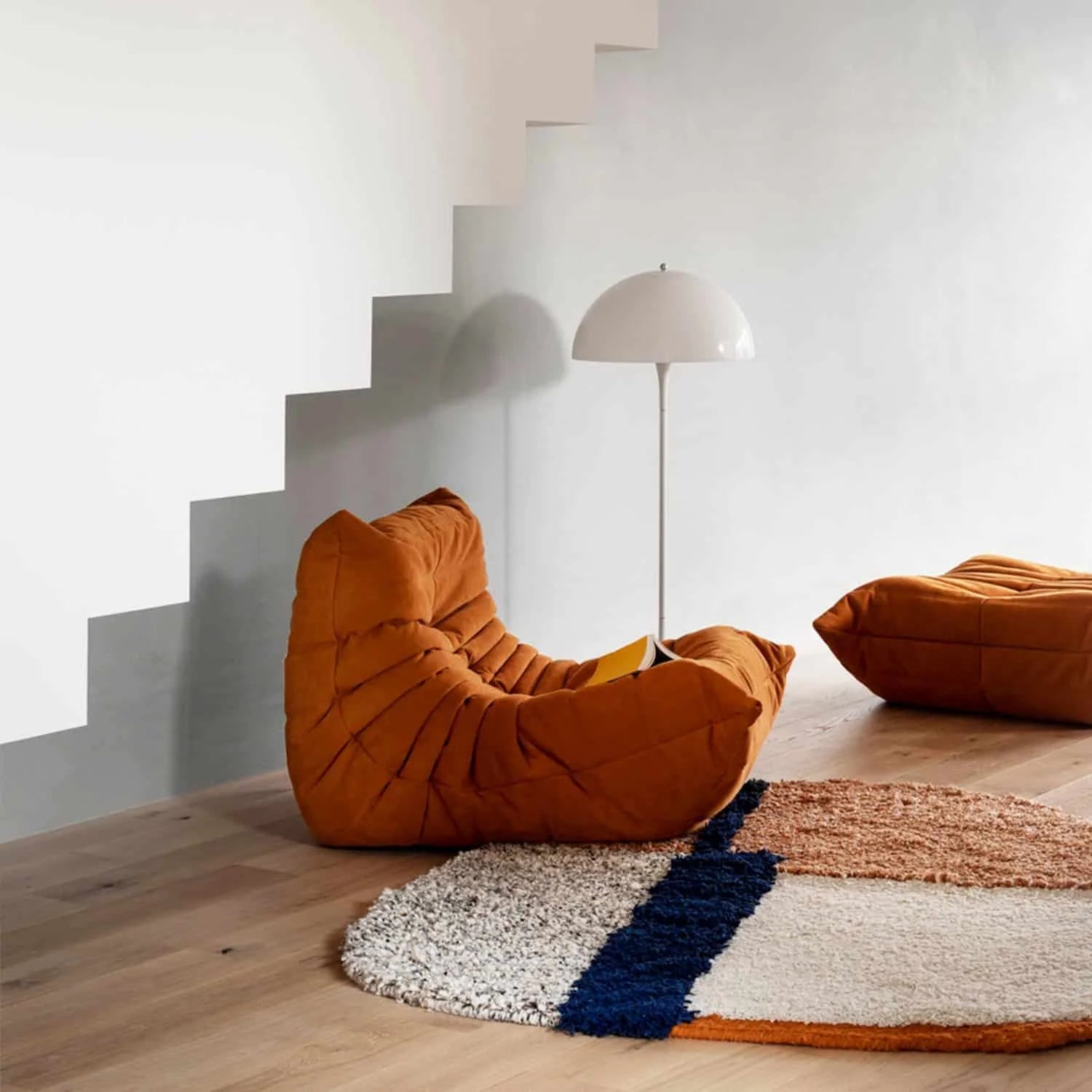 Caterpillar Frameless Modern Sponge Sofa