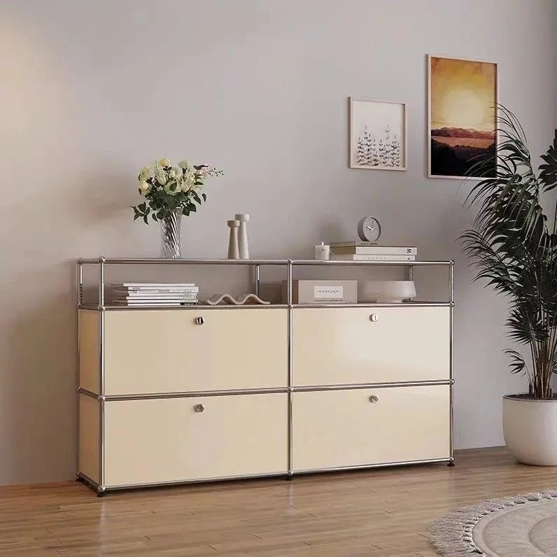 Customizable Modern Module Living Room Cabinet, Combination Sideboard Chest of Drawers