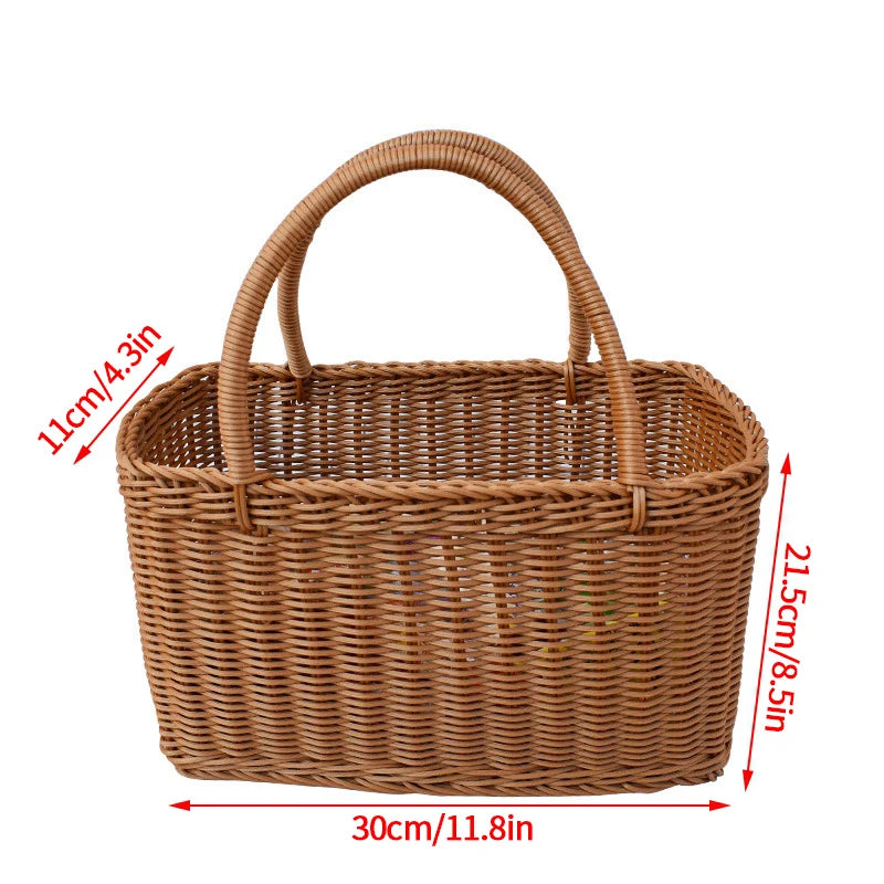 Hand Woven Creative Flower Baskets