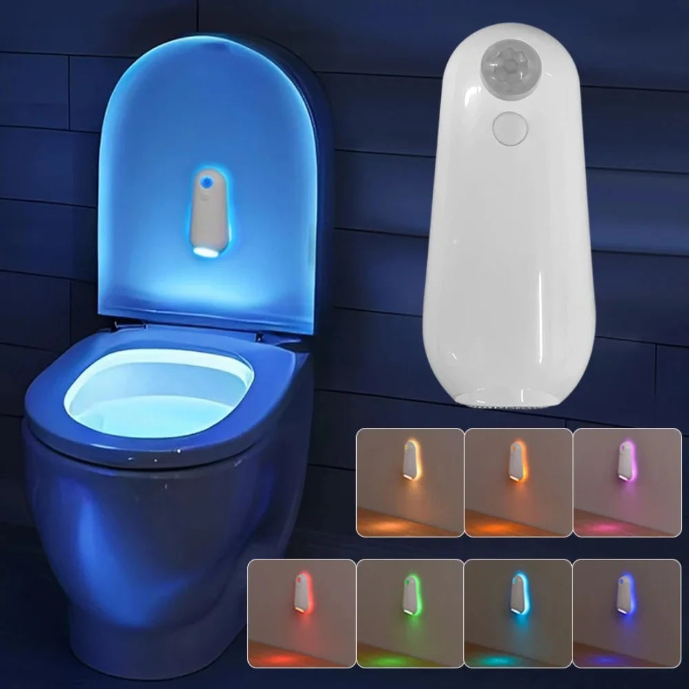 RGB Toilet Night Light Smart Led Lamp with Motion Sensor for Bathroom
