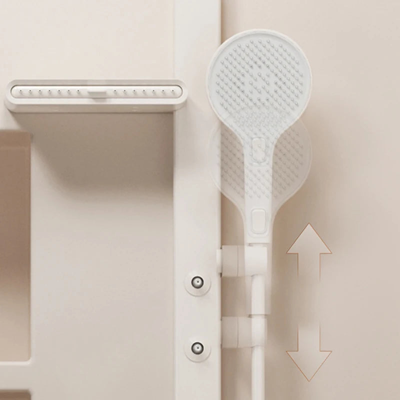 Gun Grey Bathroom Shower System Set Multifunction Shoulder Waist Spouts Split Shower Household Simplicity Pressurized Shower Set