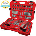 Socket Set, 159 Piece Socket Wrench Set Mechanics Tools 1/4-in., 3/8-in., and 1/2-in(, 6 Point and 12 Point (CMMT12125)