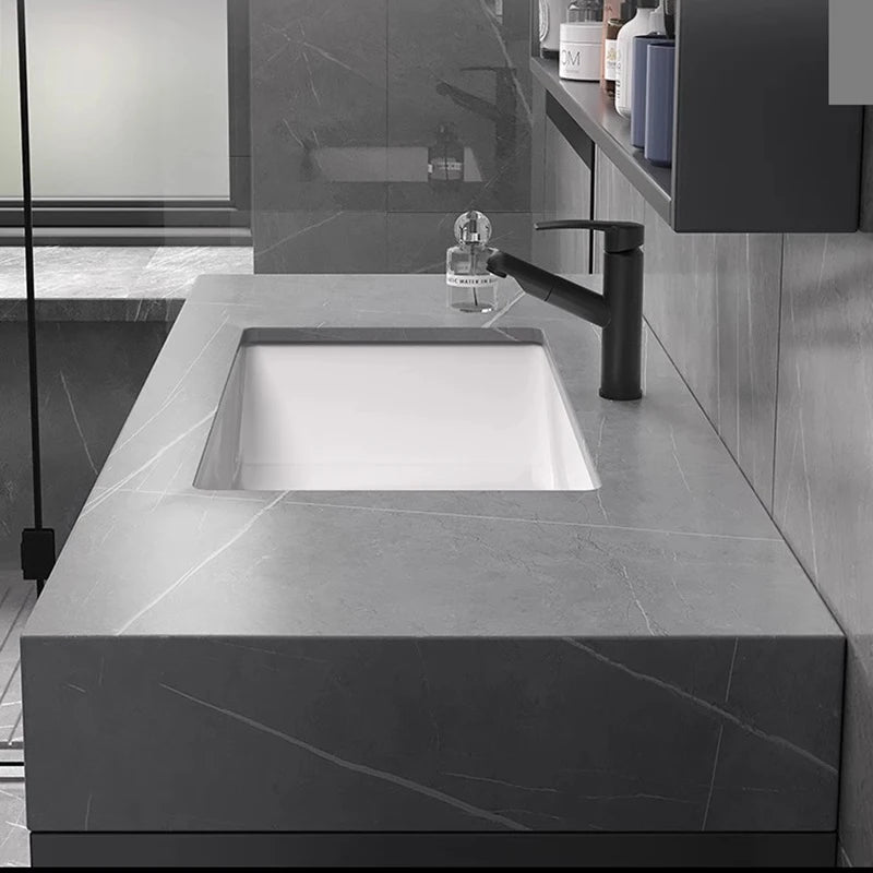 Washbasin Floor Bathroom Cabinets, Vintage Drawer Light Toilet Bathroom Cabinets