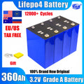 DIANKAISHOU 360AH 3.2V Lithium Iron Phosphate Battery Grade a for 12V 24V 48V 72V 4S E-scooter RV Solar Energy Storage System