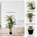 4ft/5ft/6ft Artificial Dracaena Tree in Pot