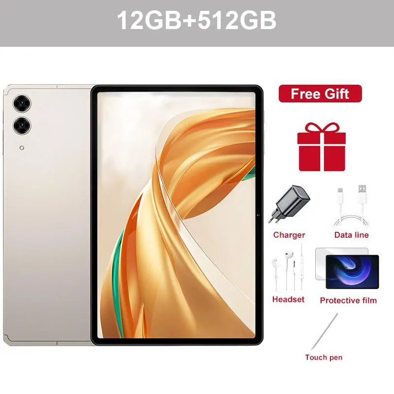 2026 Pad 7s Pro Tablet 16GB+1TB 10000mAh Battery 10.1 inch Android 15 Tablets PC Global Version 5G WIFI Dual SIM Tab For Kids