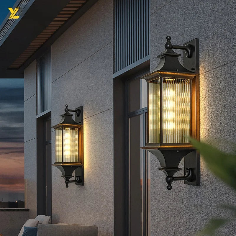 Outdoor Waterproof Villa Courtyard Wall Lamps