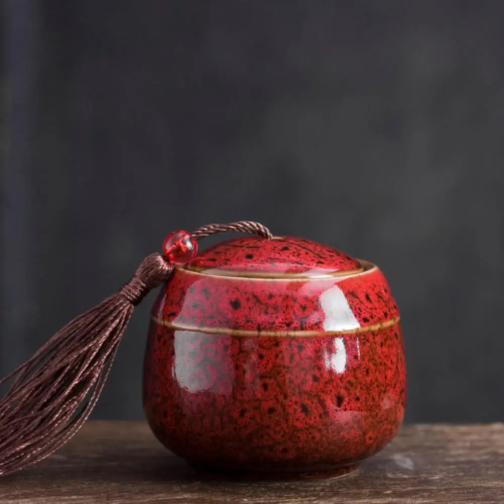 Colorful Ceramic Keepsake Urn