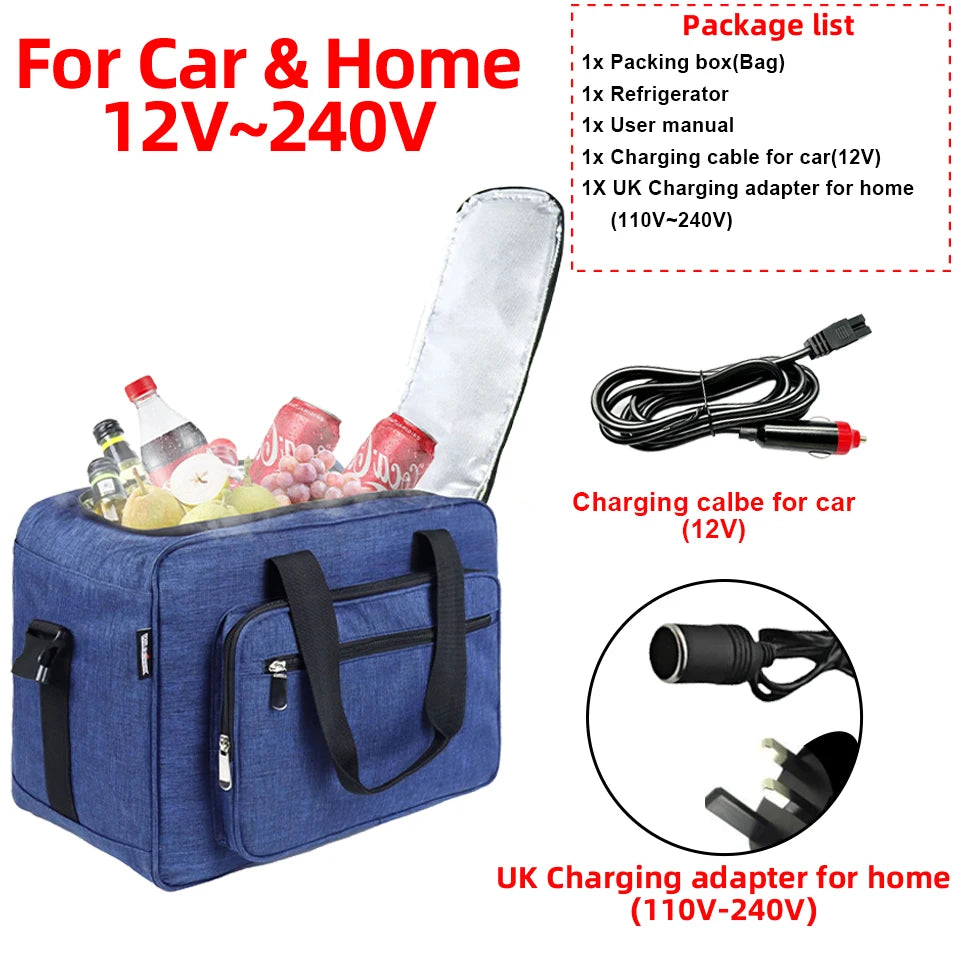 25L Foldable Insulated Cooler Warmer Bag for Car, Home, Picnic, Camping