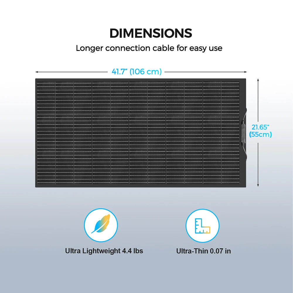 120W - 1200W Flexible Solar Panel Charger Cell 240W 360W 480W 720W