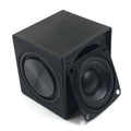 SOTAMIA 1Pcs 2 Inch Subwoofer Passive Speaker 4 Ohm 10-15W Square Dual Diaphragm Waterproof Mini Speaker for Power Amplifier