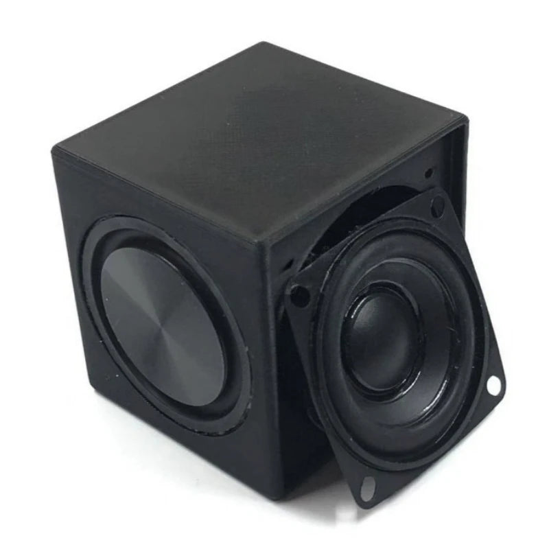 SOTAMIA 1Pcs 2 Inch Subwoofer Passive Speaker 4 Ohm 10-15W Square Dual Diaphragm Waterproof Mini Speaker for Power Amplifier